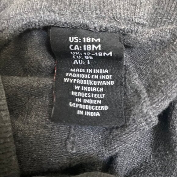 🖤 Cozy Charcoal Baby Jogger Pants – Size 12–18M - Picture 5 of 6